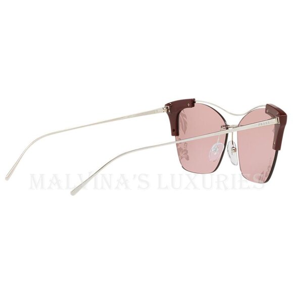 PRADA SUNGLASSES SPR21U 57 TAMPO IBISCUS LENS LIGHT VIOLET BORDEAUX BUTTERFLY main image 6